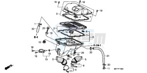 XL700VB drawing AIR CLEANER