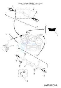 YFM700FWAD GRIZZLY 700 EPS (BLTT) drawing WVTA LIGHTING