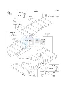 KLF 220 A [BAYOU 220] (A10-A14) [BAYOU 220] drawing CARRIER-- S- -