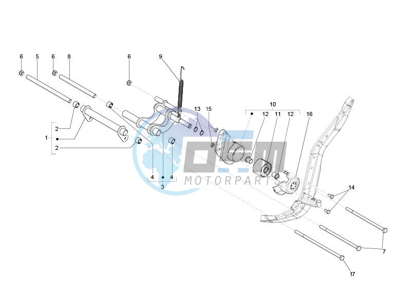 Swinging arm