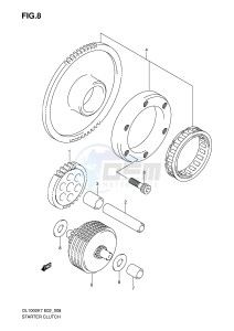 DL1000 (E2) V-Strom drawing STARTER CLUTCH