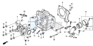 NES150 125 drawing CYLINDER HEAD