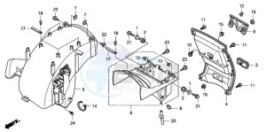 GL1800A drawing REAR FENDER (2) (6-BR) (7 /8-BR,KO,2U)