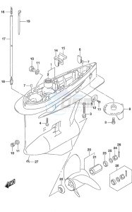 DF 200A drawing Gear Case