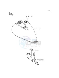 VULCAN 900 CLASSIC VN900BFF GB XX (EU ME A(FRICA) drawing Labels