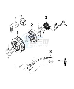 VIVA SL2A BE drawing IGNITION PART