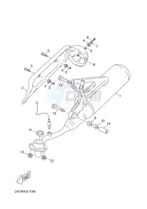 NS50 NS50F NITRO 4T (1GB6 1GB6) drawing EXHAUST