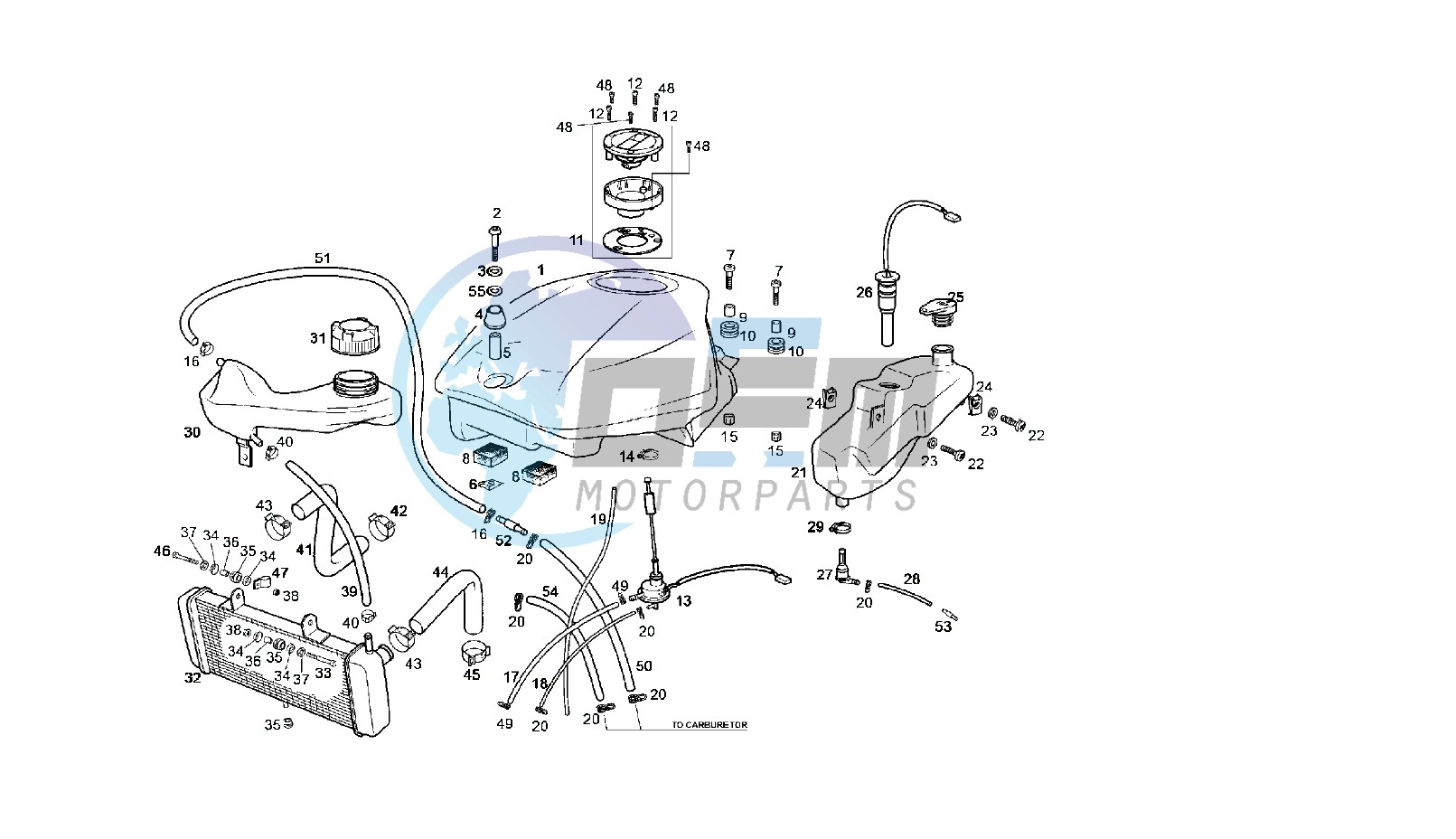 FUEL AND OIL TANK