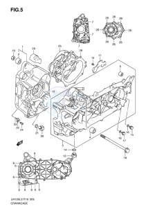 UH125G BURGMAN EU drawing CRANKCASE