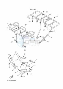 YFM700FWAD GRIZZLY 700 EPS (BDEB) drawing GUARD