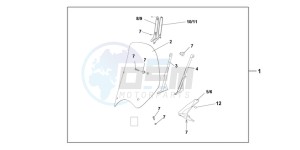 SH125RC drawing WINDSHIELD