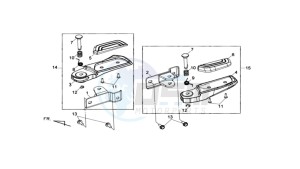 MAXSYM 400 EFI drawing FOOTREST L / R