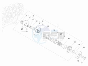 Fly 150 4t e2-e3 (Vietnam) Vietnam drawing Driven pulley