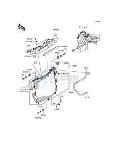 NINJA H2R ZX1000YHF EU drawing Radiator