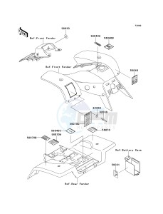 KEF 300 A [LAKOTA 300] (A6) [LAKOTA 300] drawing LABELS