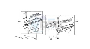 MAXSYM 400 EFI drawing FOOTREST L / R