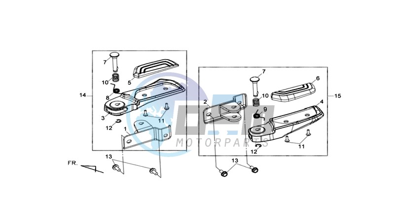 FOOTREST L / R
