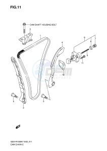 GSX-R1000 (E2) drawing CAM CHAIN