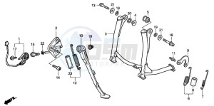 VFR800A drawing STAND