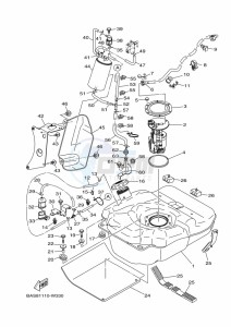 YXZ1000ET YXZ1000R SS (BASU) drawing FUEL TANK