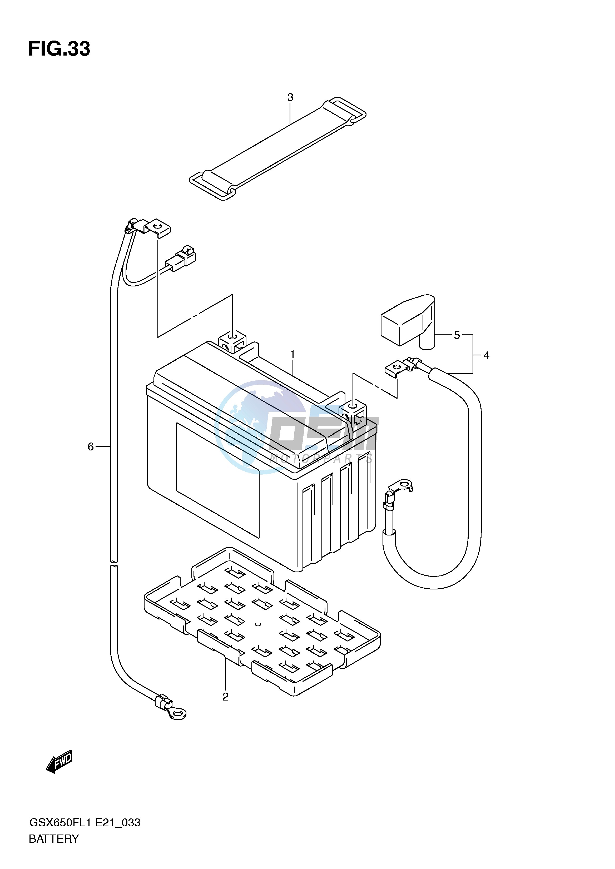 BATTERY (GSX650FL1 E24)