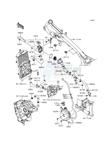 VULCAN 900 CUSTOM VN900CDF GB XX (EU ME A(FRICA) drawing Water Pipe