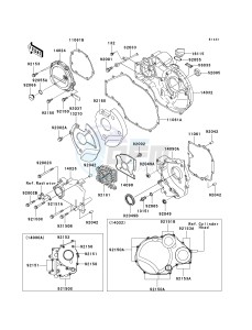 ZX 1200 C [NINJA ZZR 1200] (C1-C4) [NINJA ZZR 1200] drawing ENGINE COVER-- S- -