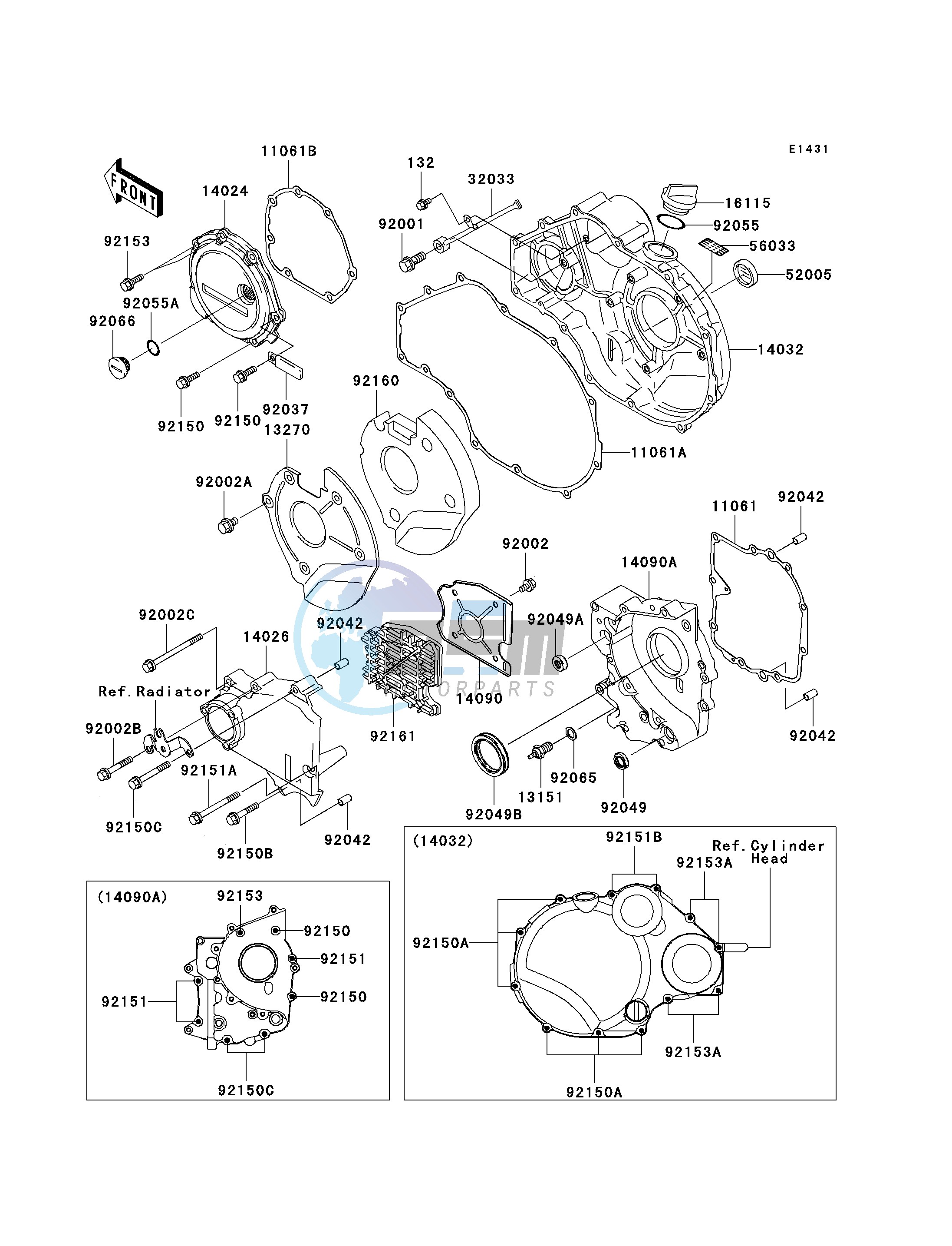 ENGINE COVER-- S- -