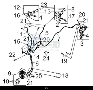 JOYMAX Z + CBS (LW12W4-EU) (M2) drawing BRAKE SYSTEM