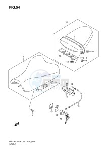 GSX-R1000 (E3-E28) drawing SEAT