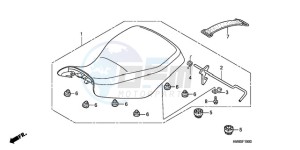 TRX250TEA Europe Direct - (ED / EC) drawing SEAT