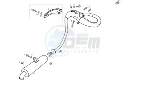 SENDA SM X-TREM 2A EDIZIONE - 50 CC VTHSR2C1A EU2 2A EDIZIONE drawing EXHAUST