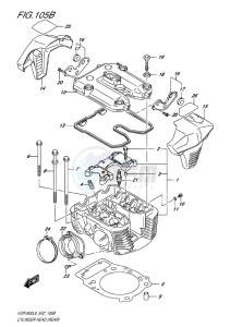 VZR1800 BOULEVARD EU drawing CYLINDER HEAD (REAR)