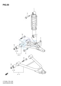 LT-F400 (P24) drawing SUSPENSION ARM