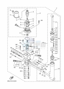 F30BETL drawing POWER-TILT-ASSEMBLY