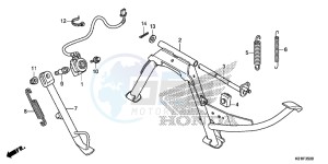 SH125ASE SH125AS UK - (E) drawing STAND