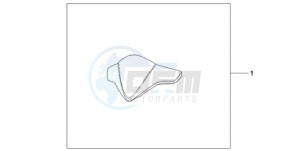 CB1000R9 France - (F / CMF) drawing KIT TIT. METER VISOR