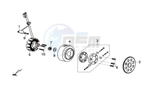 JOYMAX 125 I ABS drawing IGNITION / STARTER CLUTCH