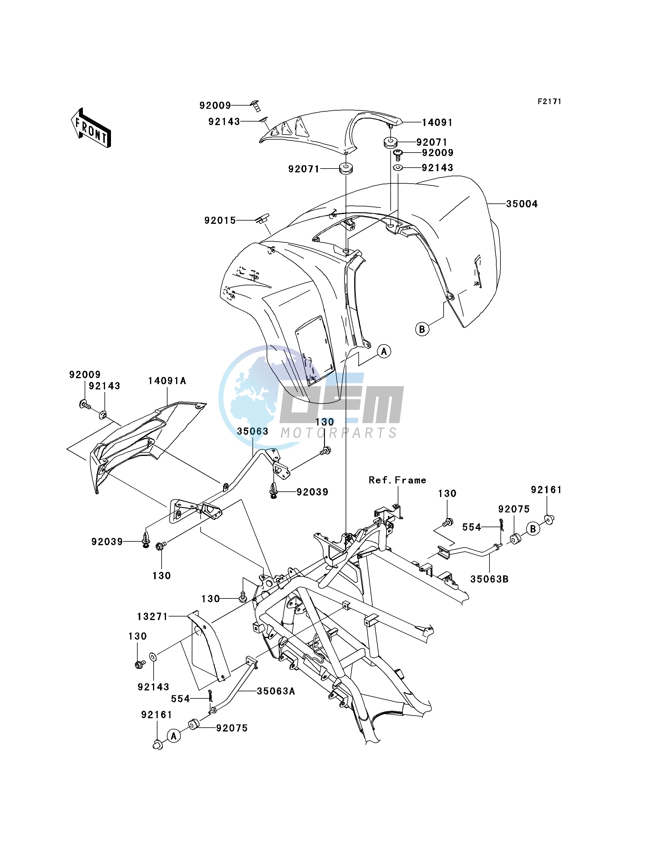 FRONT FENDER-- S- -