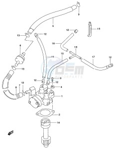 AY50 (P19) katana drawing OIL PUMP (SEE NOTE)