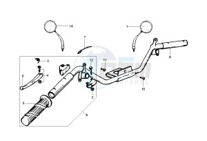 SKIPPER 4T 125-150 drawing Rear brake control