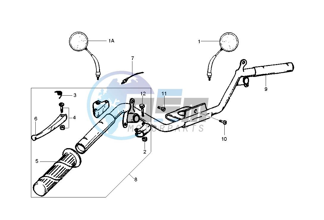 Rear brake control