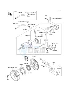 KVF 650 D ([BRUTE FORCE 650 4X4] (D6F-D9F) D7F drawing STARTER MOTOR-- D6F_D7F_D8F- -