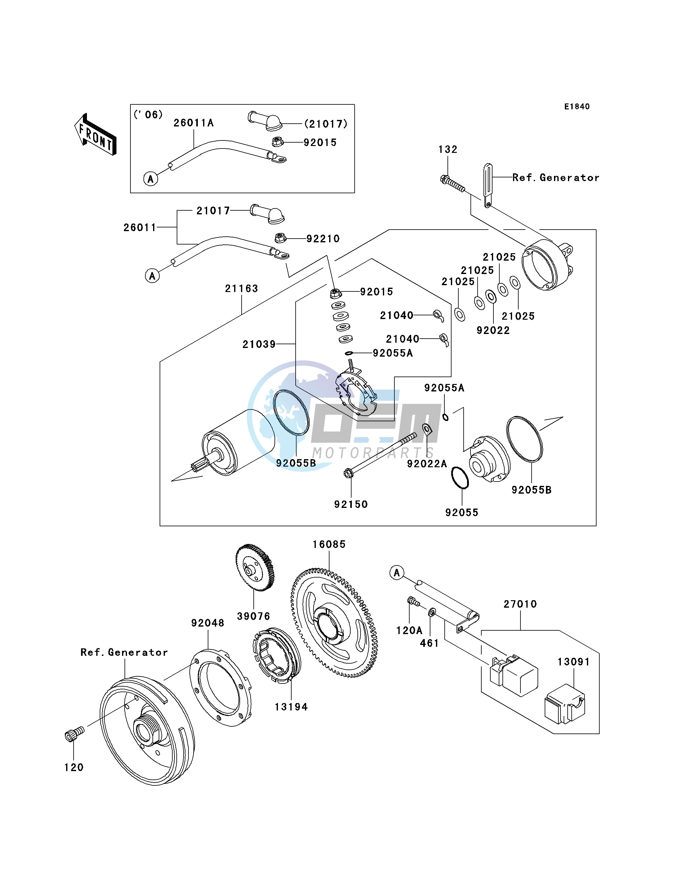 STARTER MOTOR-- D6F_D7F_D8F- -