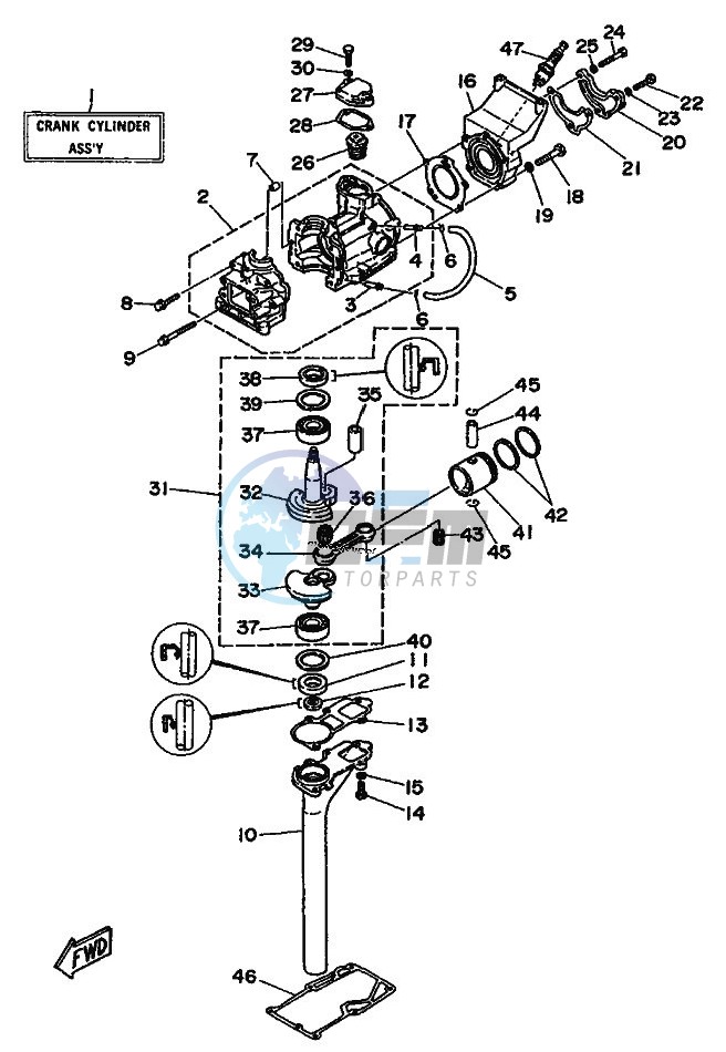 CYLINDER--CRANKCASE