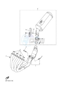 FZ8-SA FZ8 FAZER (ABS) 800 (1BD2) drawing EXHAUST