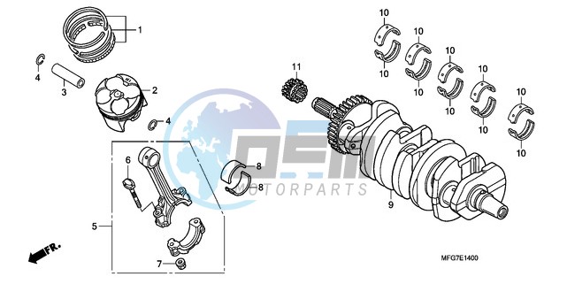 CRANKSHAFT/PISTON