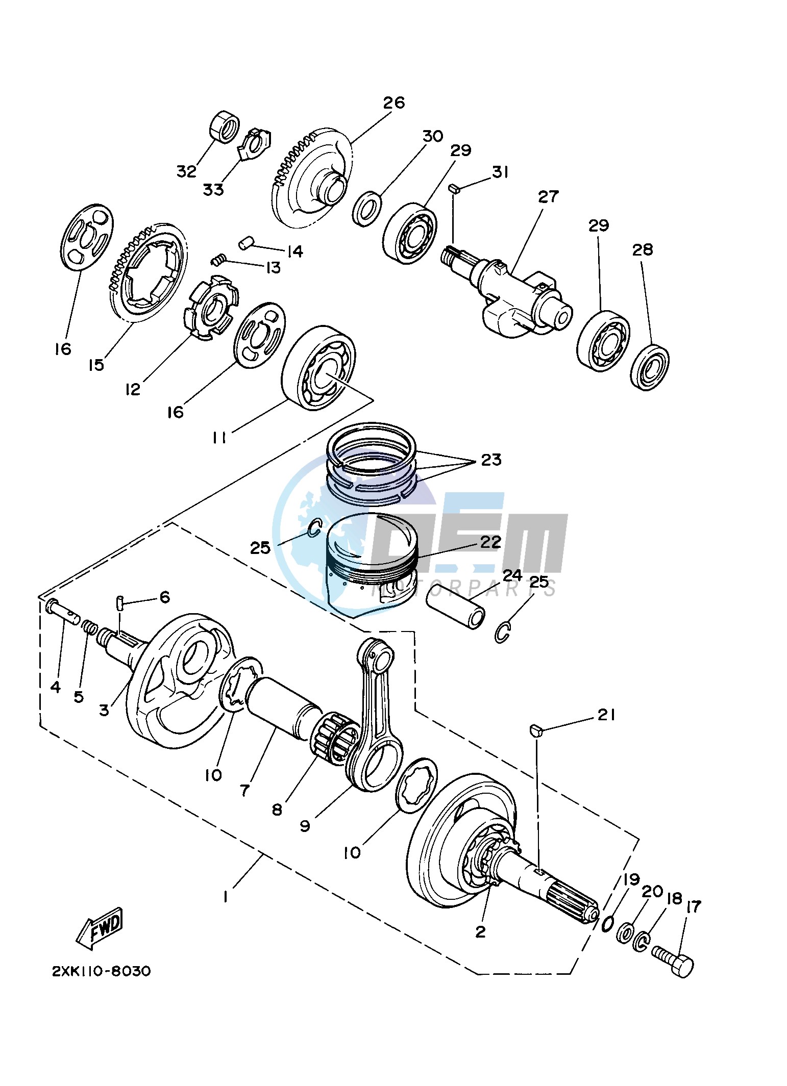 CRANKSHAFT & PISTON