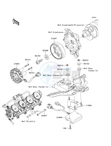 ZX 600 P [NINJA ZX-6R] (7F-8FA) P8FA drawing GENERATOR