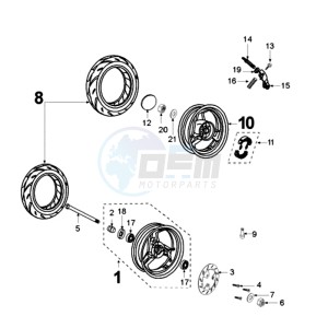 VIVA 3 L 50 4T A drawing WHEELS